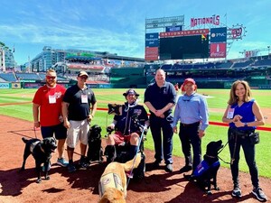 PenFed Credit Union Supports Veterans and First Responders with Disabilities with $50,000 Donation to America's VetDogs at Washington Nationals Game
