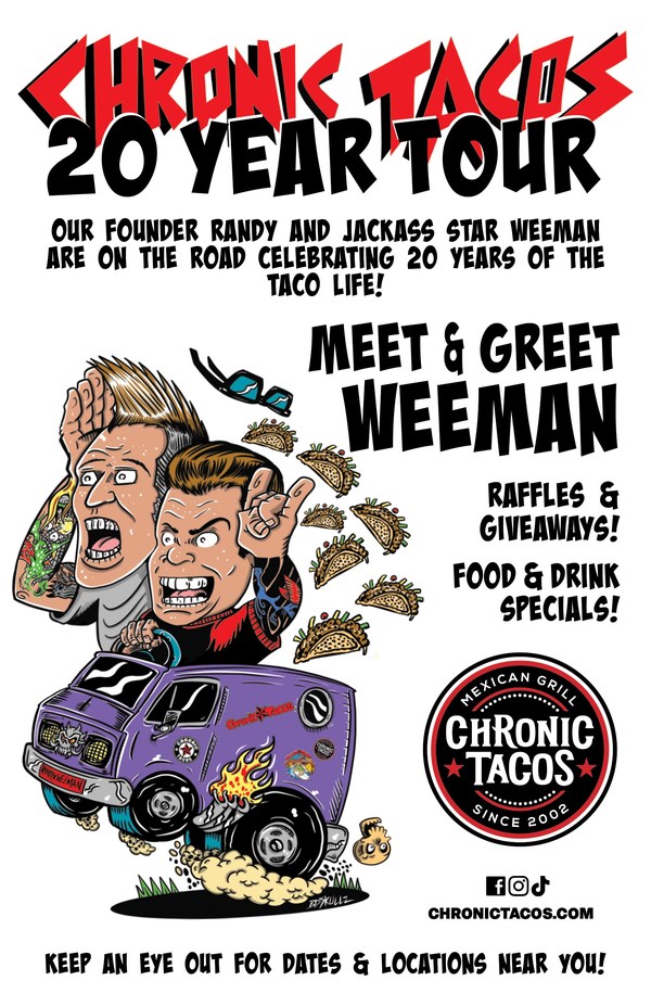 CHRONIC TACOS CELEBRATES ITS 20TH ANNIVERSARY WITH A NATIONWIDE TOUR