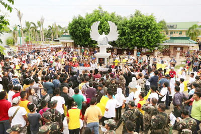 HWPL Peace Monument Unveiling Ceremony in Mindanao (2015.5.25 Buluan in province of Maguindanao in the Philippines).