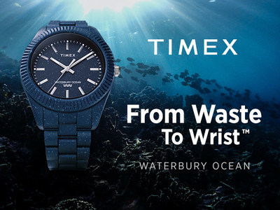 Timex Transforms Single Use Plastic into a Durable Watch with Introduction of New Waterbury Ocean Collection