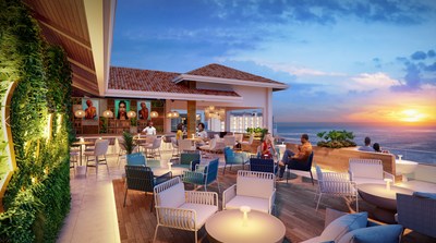 A ‘Sandals First’ in Jamaica, Ocarina, the resort’s rooftop bar will pair spirits with great views and a gentle sea breeze