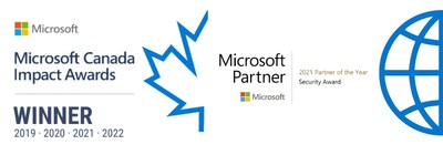 Bulletproof’s work in the security space has been recognized nationally and globally with Microsoft’s global Security Partner of the Year in 2021 and five Microsoft Canada Impact Award wins from 2019 to present-day. (CNW Group/Bulletproof, A GLI Company)