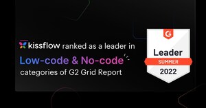 G2 Ranks Kissflow as a Leader in Low-Code &amp; No-code Development Platform Categories in Grid® Summer 2022 Report