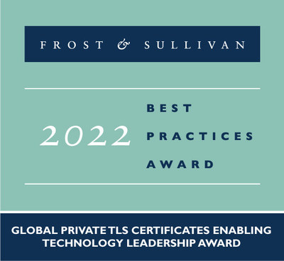 2022 Global Private TLS Certificates Enabling Technology Leadership Award