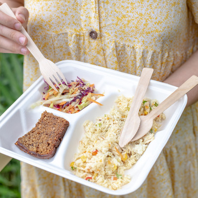 OU changes all disposable cutlery to Foodstiks' sustainable wood cutlery.
