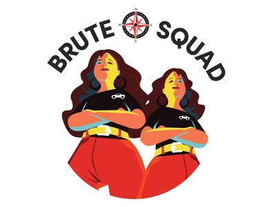 Brute Squad’s logo will appear on the 2022 Hyundai Santa Cruz in the Rebelle Rally on Oct. 6. Logo developed by Jennifer Ciminillo.