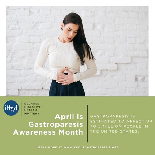 August is Gastroparesis Awareness Month. Join IFFGD on social media platforms using #LivingWithGP to help raise awareness.