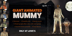 12-FT MUMMY AT LOWE'S IS ANIMATED WITH 4 SELECTABLE LED COLORS