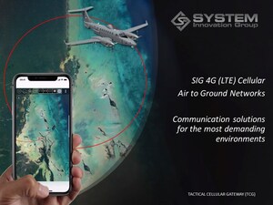 System Innovation Group announces an Award to deploy a Customized, Air-to-Ground Communications Solution