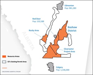 E3 Lithium Outlines 23.4 Mt LCE Inferred Mineral Resource in Consolidated Bashaw District