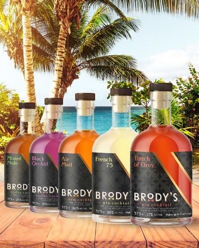 Brody's Award-Winning Craft Style Cocktails Now Available at Foodland Locations Across Hawaii - Premium spirits and all-natural ingredients perfectly blended for a complex, properly-balanced cocktail experience.