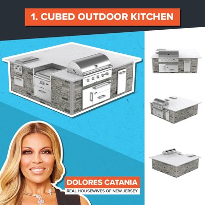 Dolores Catania of The Real Housewives of New Jersey submits design for RTA Outdoor Living kitchen design competition