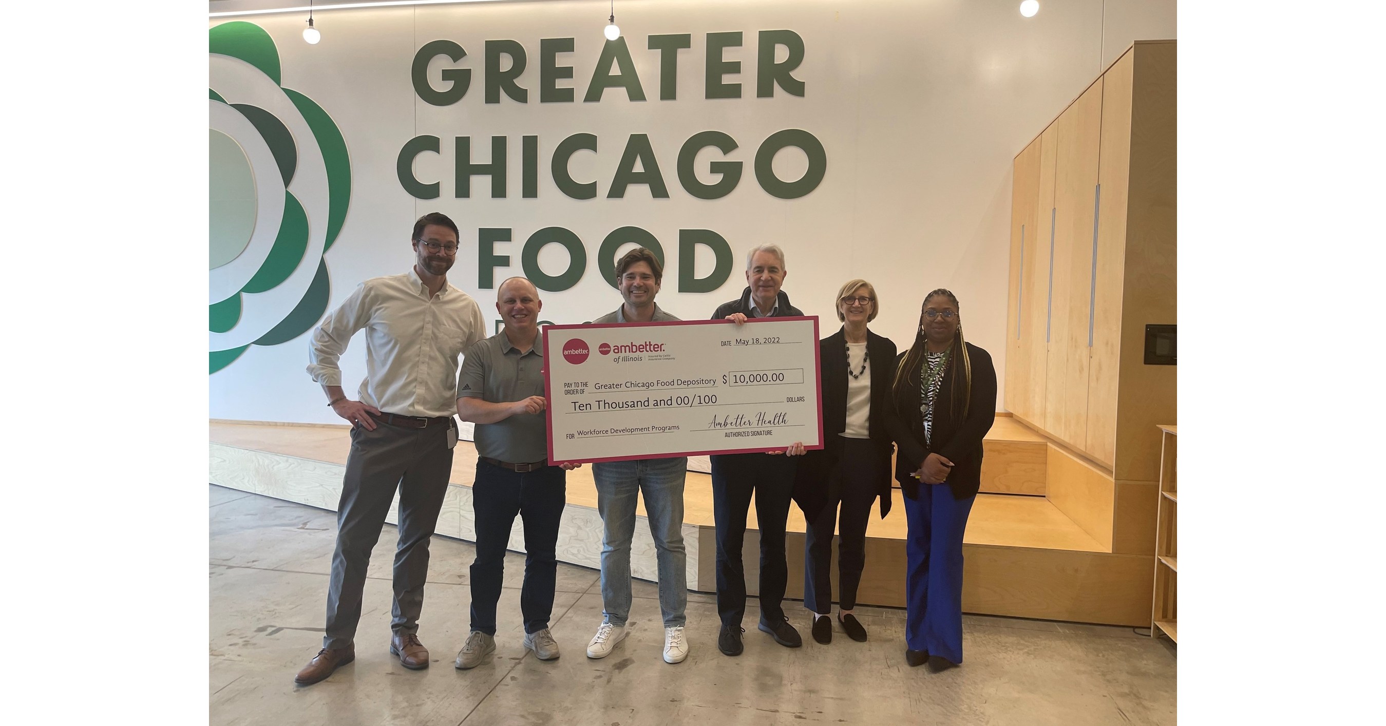 Ambetter of Illinois Health Plan Announces $10,000 Contribution to Support the Greater Chicago Food Depository’s Workforce Development Initiatives