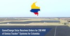 Spoločnosť GameChange Solar prijíma objednávky na 200 MW systémy Genius Tracker™ pre Kolumbiu
