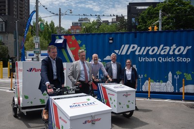 Purolator, City of Toronto and Toronto Parking Authority launch Urban Quick Stop pilot program (CNW Group/Purolator)
