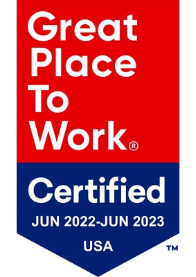 Great Place to Work certification badge