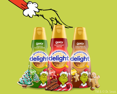 New International Delight® Grinch-Themed Holiday Creamers