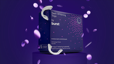 BURST Oral Care's new Teeth Whitening Trays were designed in collaboration with BURST's ambassador community of hygienists and dental professionals for professional grade brightening results, and safe and easy at-home use.