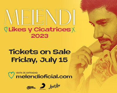 TICKETS ON SALE FOR MELENDI "LIKES Y CICATRICES" US TOUR 2023