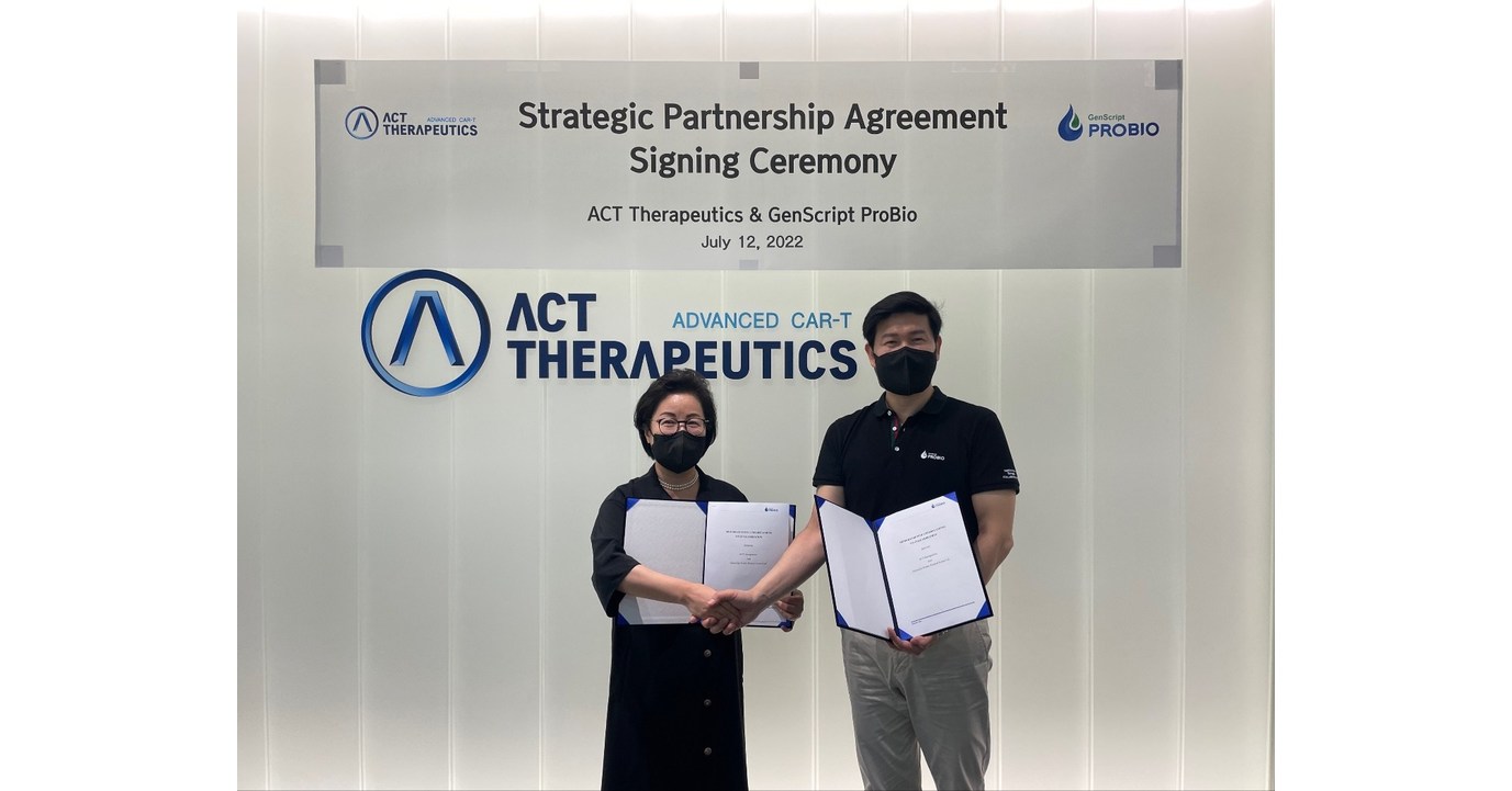 GenScript ProBio Signs MOU to Form Strategic Partnership with ACT ...