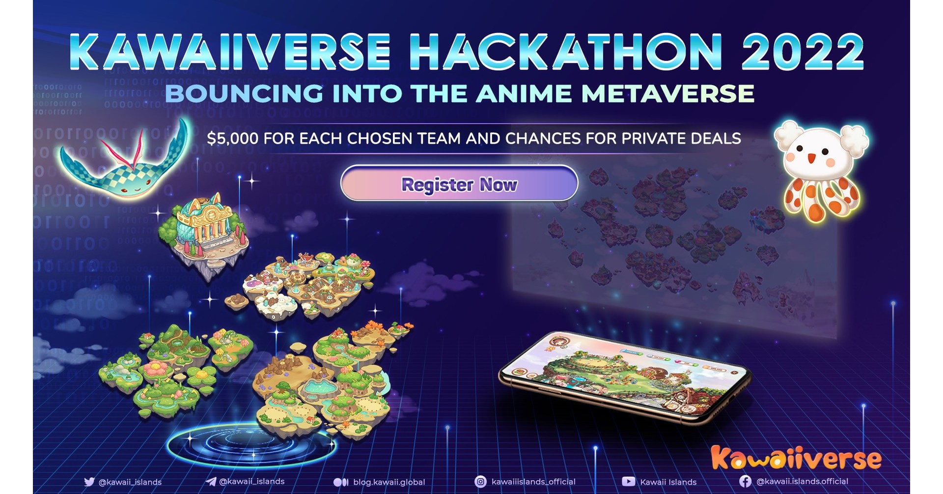 Kawaiiverse Hackathon 2022: construindo o ecossistema de jogos Kawaiiverse