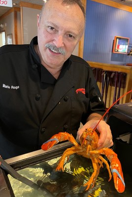 Mario Roque, a manager at Red Lobster in Hollywood, Florida, led the effort to find Cheddar, the rare one-in-30-million orange lobster, a new home at Ripley's Aquarium of Myrtle Beach