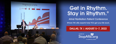 StopAfib.org Atrial Fibrillation Patient Conference, August 5–7 in Dallas & via Livestream