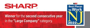 Sharp Selected as Best Place to Work in New Jersey 2022 by NJBIZ for Second Consecutive Year