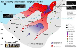GR Silver Mining Releases High-grade Silver Results from San Marcial Resource Expansion Drilling Program - 15.4 m at 547 g/t Ag, including 2.0 m at 1,179 g/t Ag