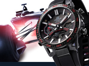 Casio sortira les nouvelles montres EDIFICE dans un boîtier comportant un motif de suspension de voiture de course