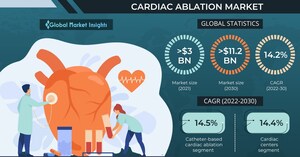 Cardiac Ablation Market worth USD 11 Billion by 2030, says Global Market Insights Inc.