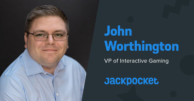 Jackpocket welcomes John Worthington as VP of Interactive Gaming.