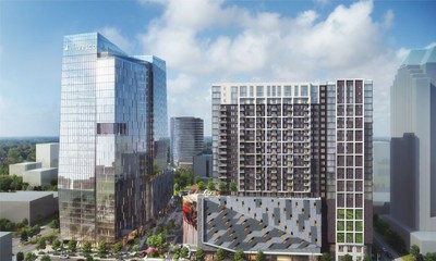TK Elevator completes installation of more than 30 elevators in all three towers at Midtown Union in Midtown Atlanta