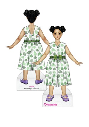 The Classic Beauty and Fun of Paper Dolls - With a Modern Twist: Megadolls Rolls Out Kickstarter to Fund Affordable, Inclusive, Two-Sided Paper Doll Line