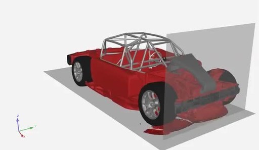 Virtual crash testing with Ansys simulation accelerated the development and validation time of NASCAR’s Next Gen race car