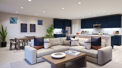 A rendering of the Aqua model's great room, available in Mattamy's Glenmere at Gladden Farms community in Marana, Arizona (CNW Group/Mattamy Homes Limited)