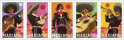 Postal Service Honors Mariachi, the Traditional Music of Mexico with stamps