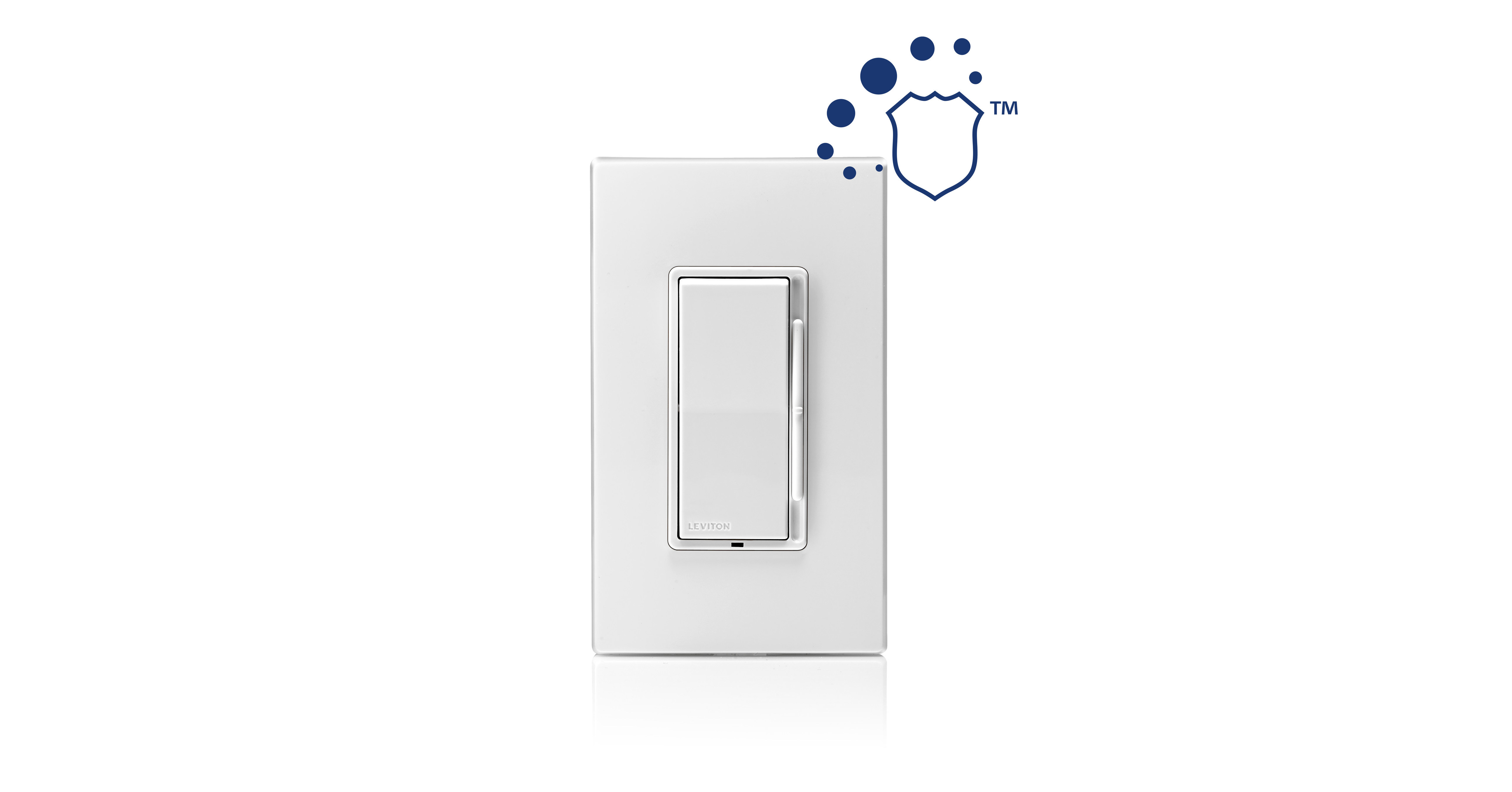 Leviton Introduces New Antimicrobial Treated Decora® Slide Dimmer