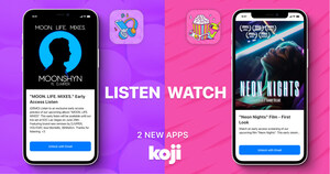 Creator Economy Platform Koji Announces "Watch Party" and "Listening Party" Apps