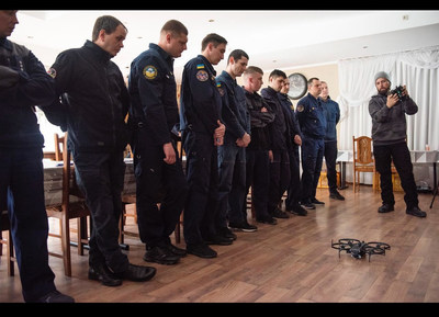 The BRINC Team training Ukrainian First Responders