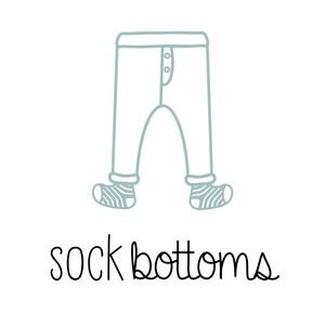 NO MORE LOST SOCKS: SOCK BOTTOMS OFFERS A PRACTICAL DESIGN FEATURING CHILDREN'S PANTS WITH SOCKS ATTACHED