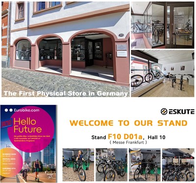 Premier magasin physique d'ESKUTE en Allemagne et Salon d’EuroBike