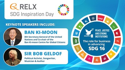 Sir Bob Geldof, Ban Ki-moon and many prominent key thought leaders discussed how to effectively achieve Sustainable Development Goal 16: “Peace, justice and strong institutions” 

Credit: RELX group