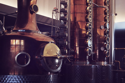 The magical Purity still at the Purity distillery that creates the world's best vodka and gin