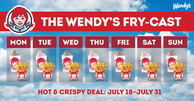 Hot Respects Hot: For the Rest of July Fry, Fans Can Score Free Fries with the Purchase of a Frosty in the Wendy’s App