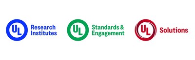 UL Research Institutes, UL Standards & Engagement and UL Solutions (PRNewsfoto/UL Research Institutes, UL Standards & Engagement and UL Solutions)