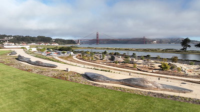 Presidio Tunnel Tops in the Presidio of San Francisco opens July 17. This highly anticipated new park destination marks the culmination of a 20-year transformation of the Presidio’s waterfront and adds 14 acres of new national park land to the Golden Gate National Recreation Area. Almost a decade in the making, Presidio Tunnel Tops was built by the community for the community bringing national park experiences closer to people across the Bay Area and visitors from around the world.
