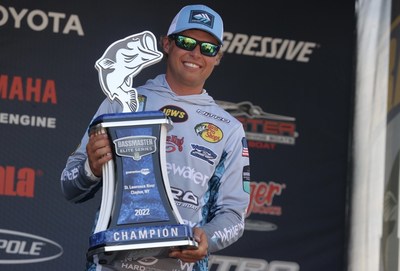 Jay Przekurat of Stevens Point, Wis., has won the 2022 Guaranteed Rate Bassmaster Elite at St. Lawrence River with a four-day total of 102 pounds, 9 ounces.