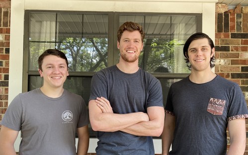 COINLEDGER CO-FOUNDERS, PICTURED FROM LEFT, ARE MITCHELL COOKSON, DAVID KEMMERER AND LUCAS WYLAND. (PRNewsfoto/CoinLedger)
