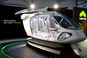 L'entreprise Supernal de Hyundai Motor Group dévoile son concept d'habitacle pour véhicule eVTOL lors du salon aéronautique de Farnborough 2022